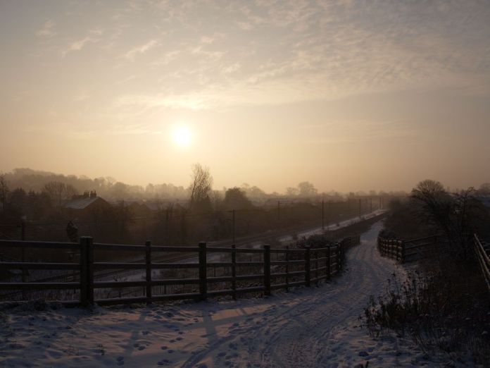 Snow Dawn (©2012 by Andy Vickers)